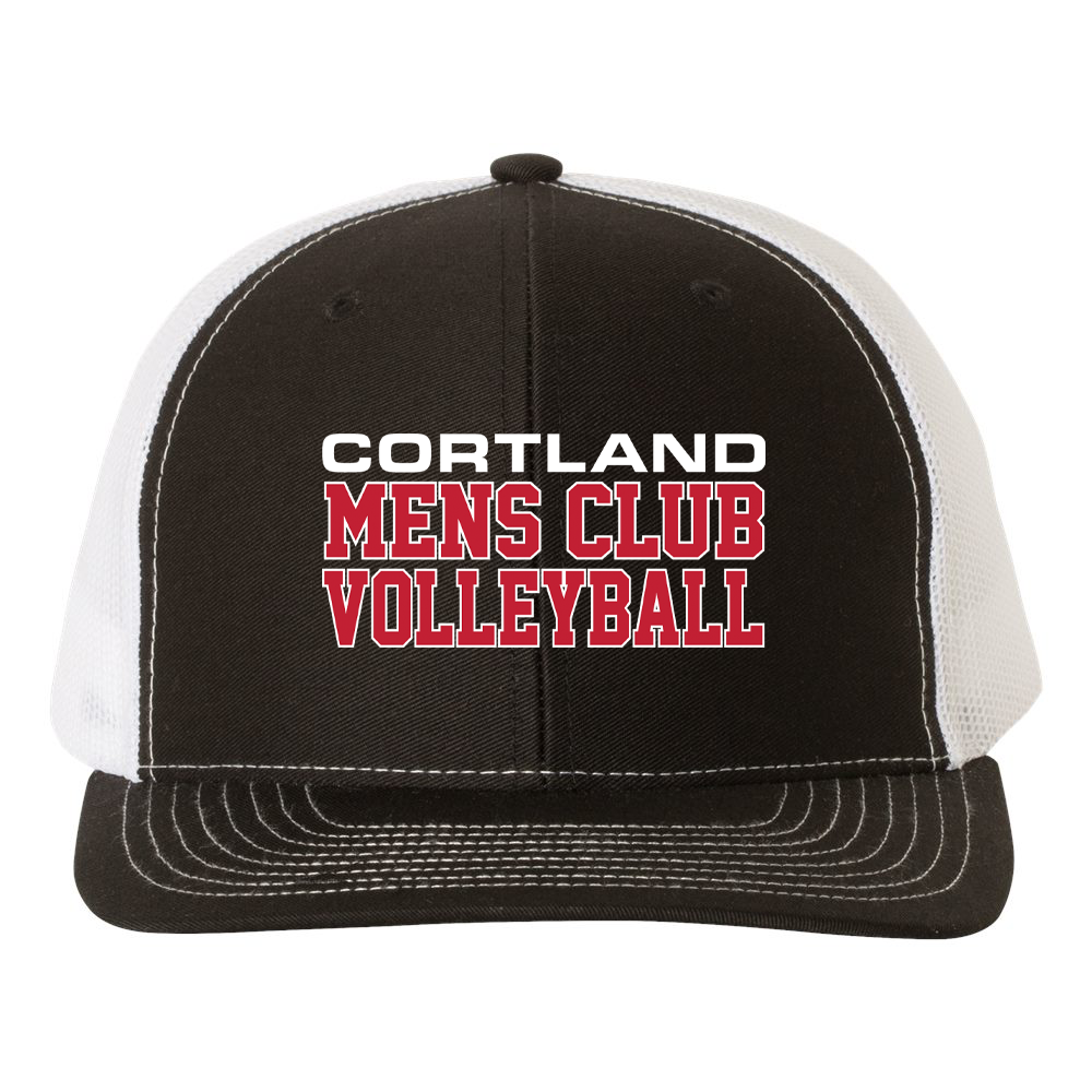 Cortland Mens Volleyball Snapback Trucker Cap