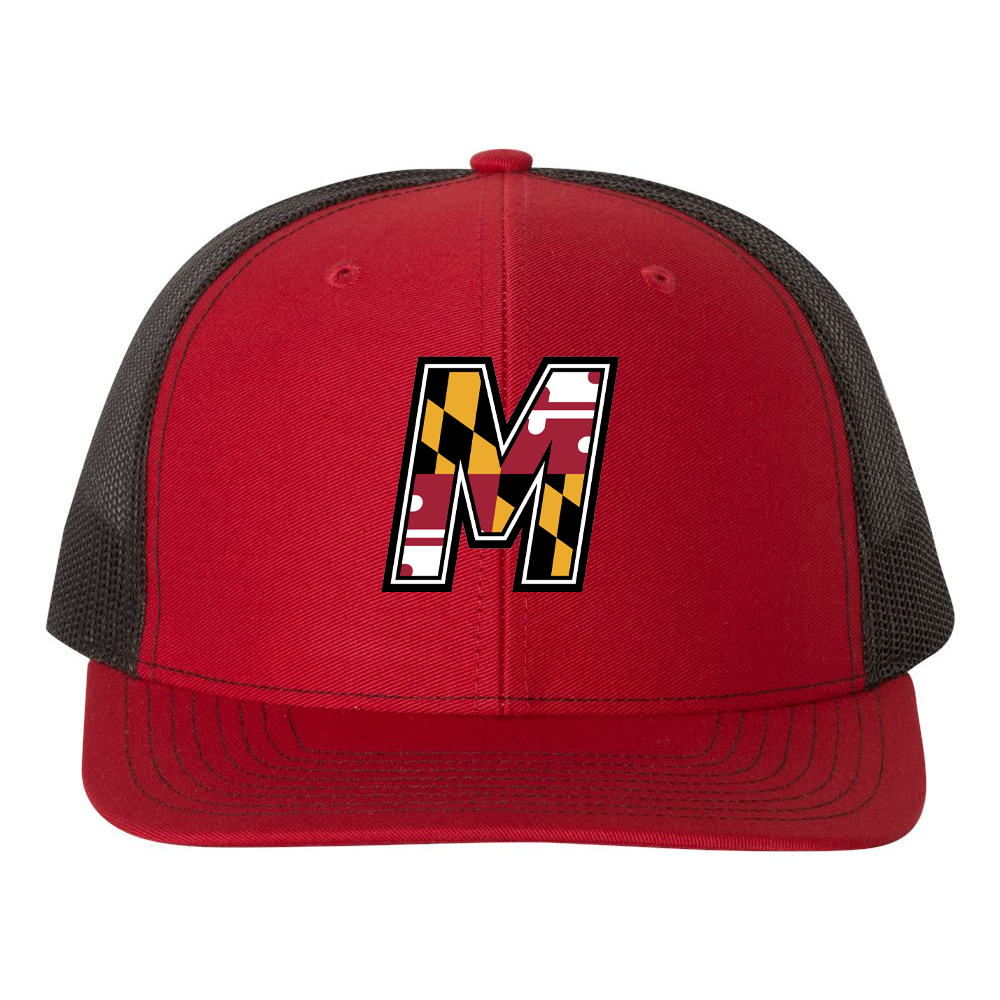 M Hockey Snapback Trucker Cap