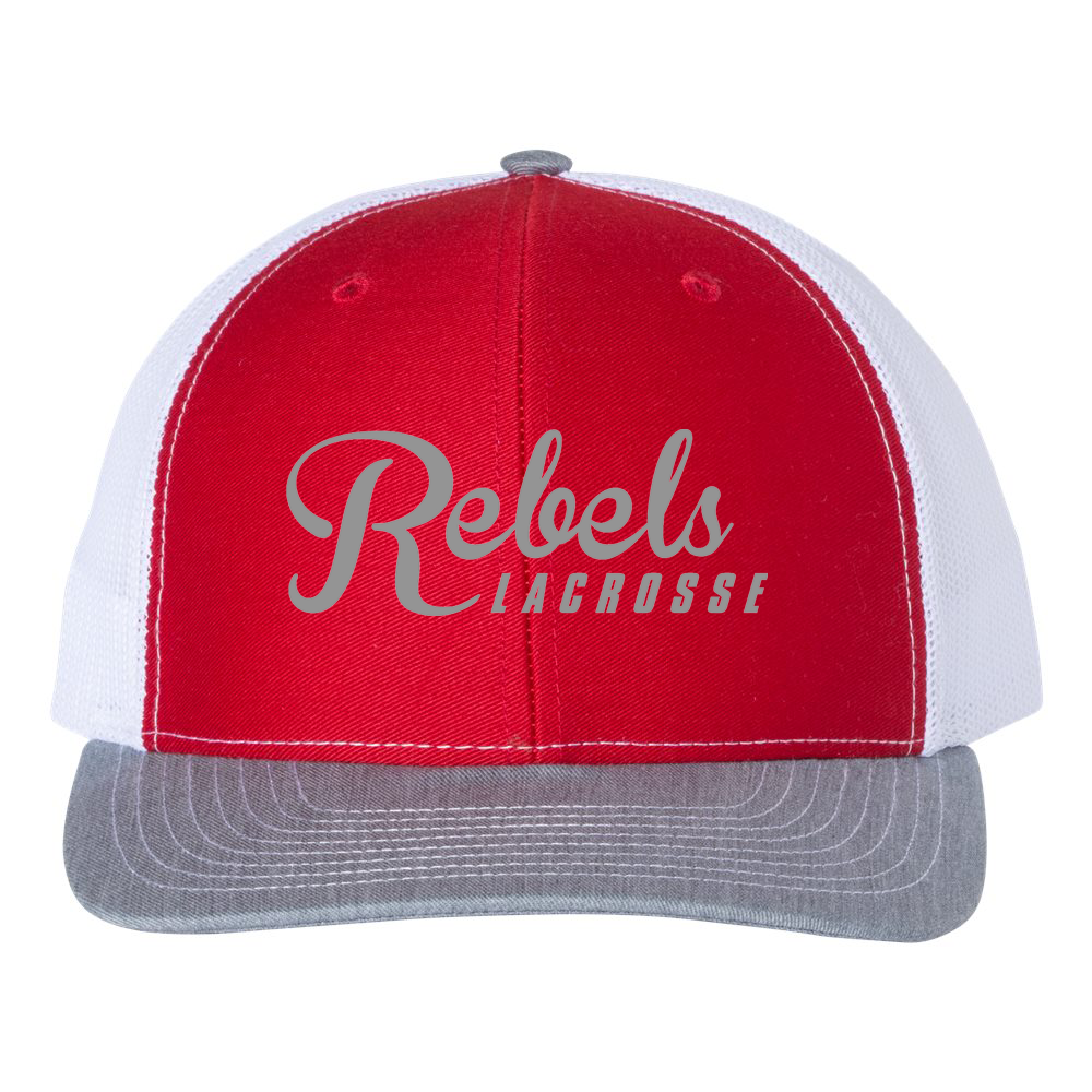 Rebels Silver Snapback Trucker Cap