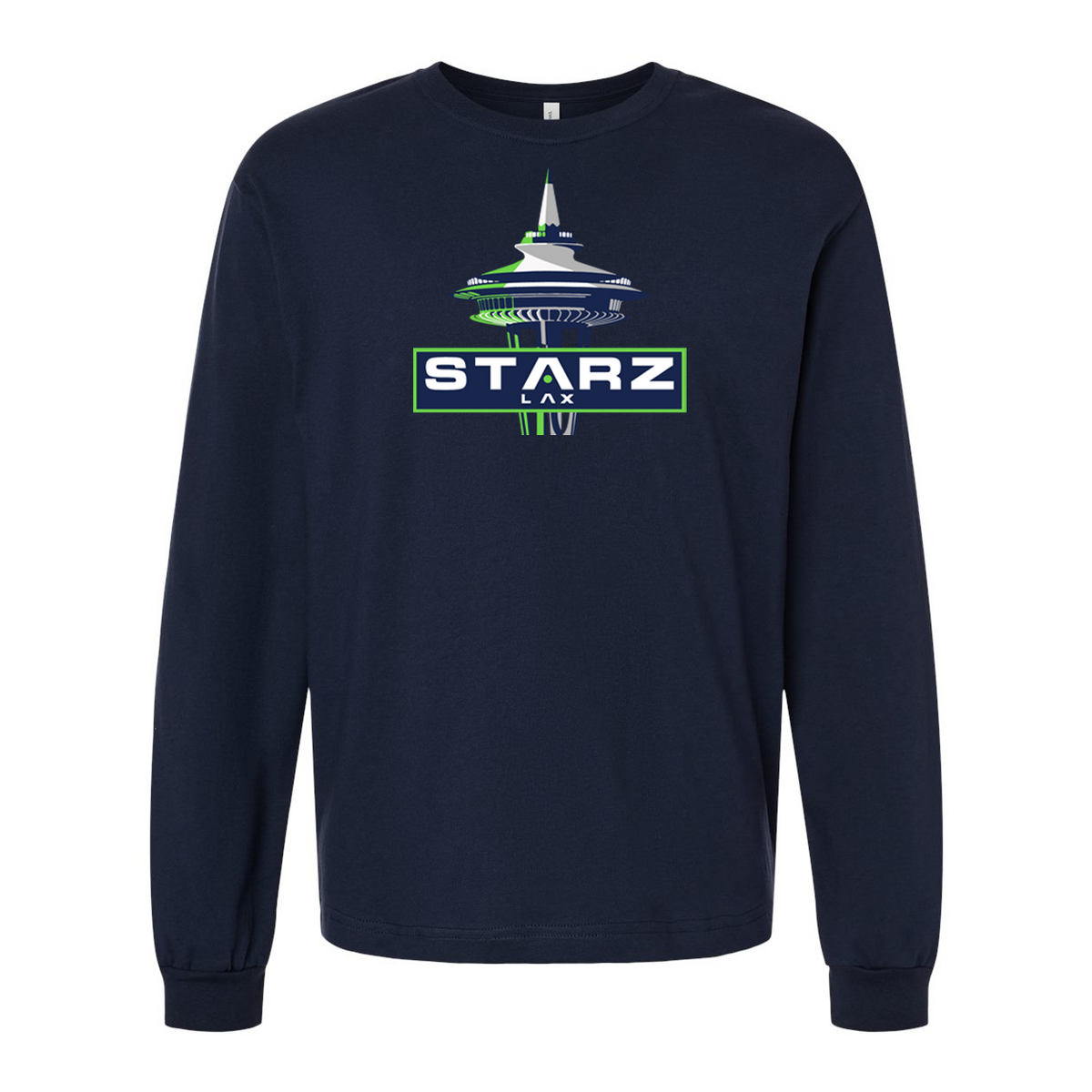 Seattle Starz Lacrosse Club BELLA + CANVAS 6 oz. Heavyweight Long Sleeve Tee