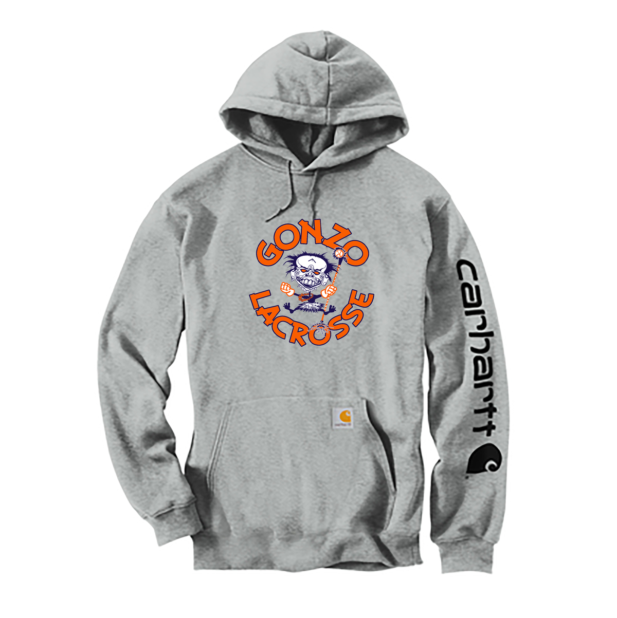 Gonzo Lacrosse Midweight Hooded Logo Sweatshirt