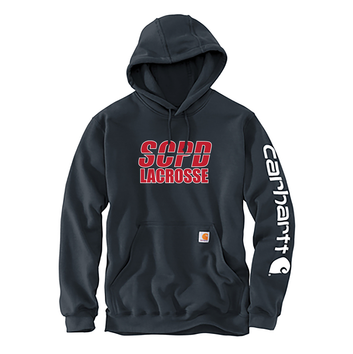 SCPD Lacrosse Carhartt Midweight Hooded Logo Sweatshirt