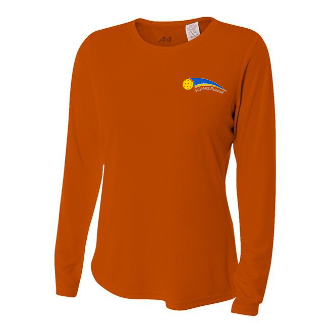 St. James Pickleball Association Women's Long Sleeve Performance Crew