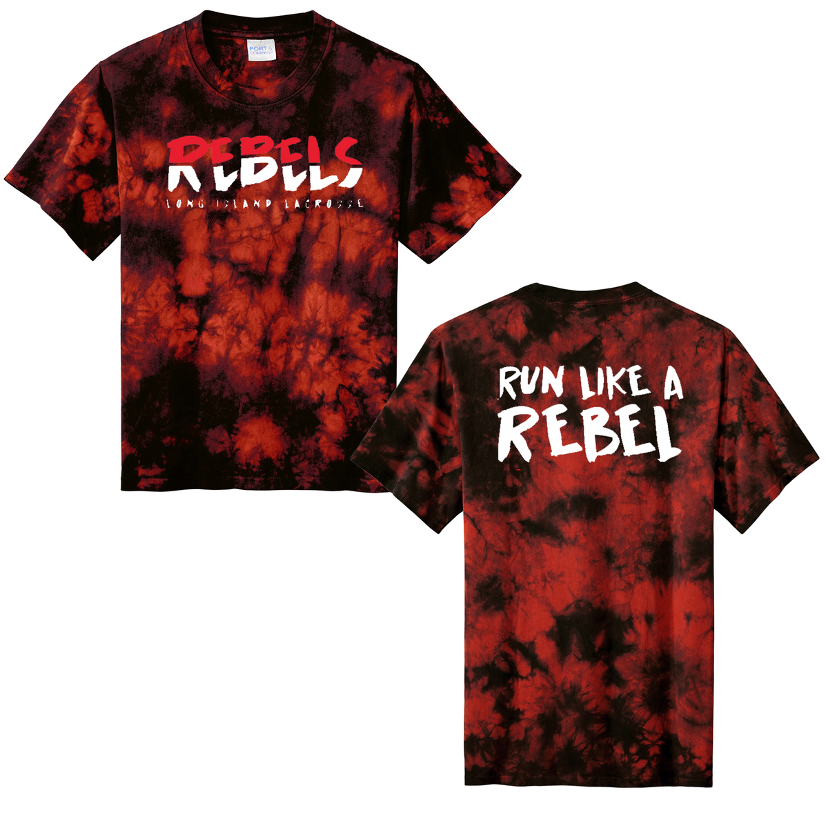 Rebels Lacrosse Crystal Tie Dye T-Shirt