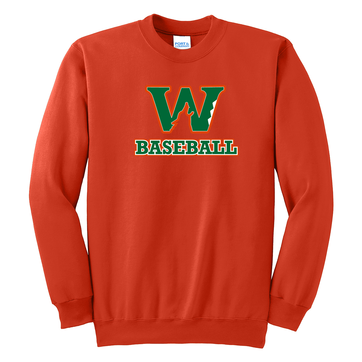 NF Wolves Baseball Crew Neck Sweater