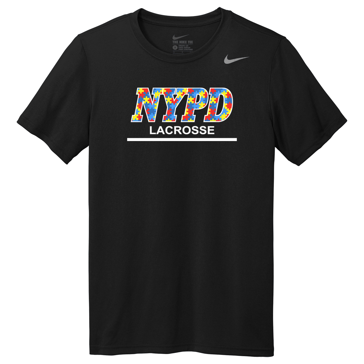 NYPD Lacrosse Nike rLegend Tee - Autism Awareness