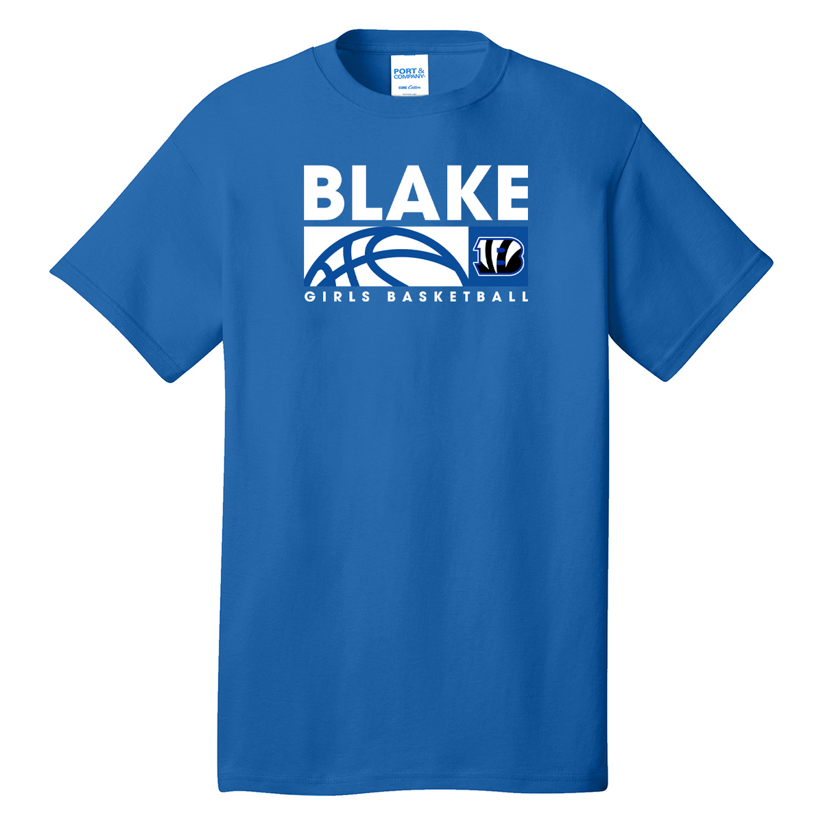 Blake Girls Basketball Port & Co® Core Cotton Tee