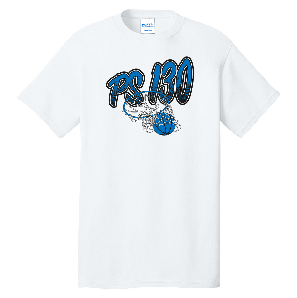 PS 130 T-Shirt - Basketball Logo