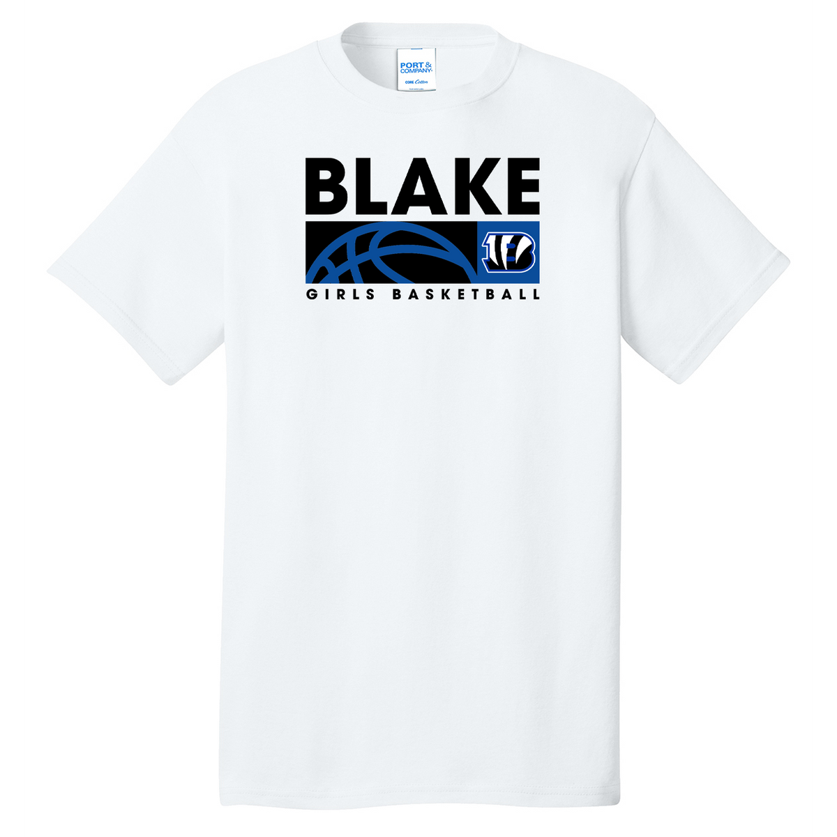 Blake Girls Basketball Port & Co® Core Cotton Tee