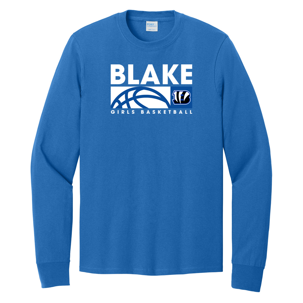 Blake Girls Basketball Port & Co® Long Sleeve Shirt
