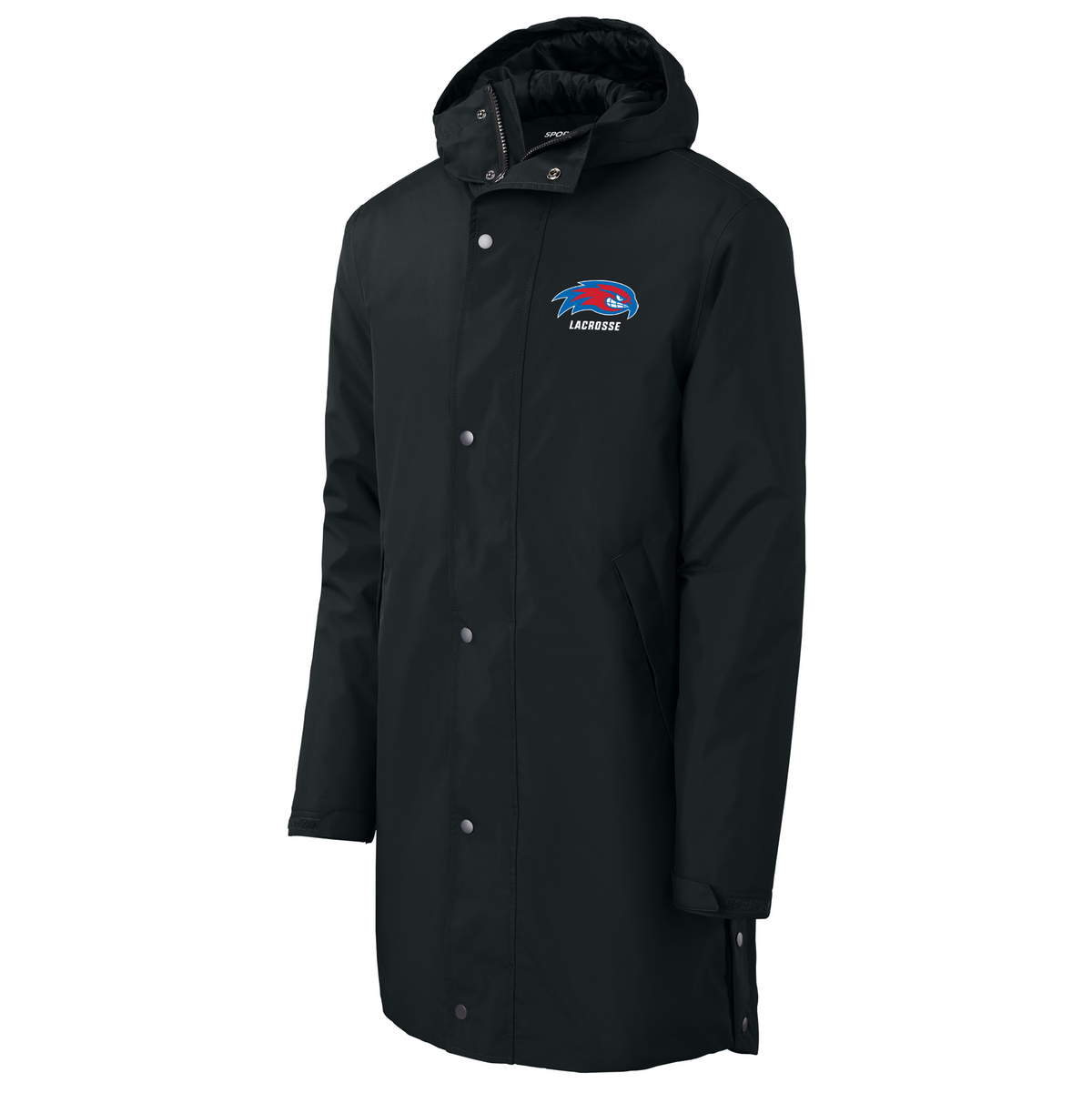 UMass Lowell Lacrosse Sport-Tek Waterproof Insulated Sideline Parka