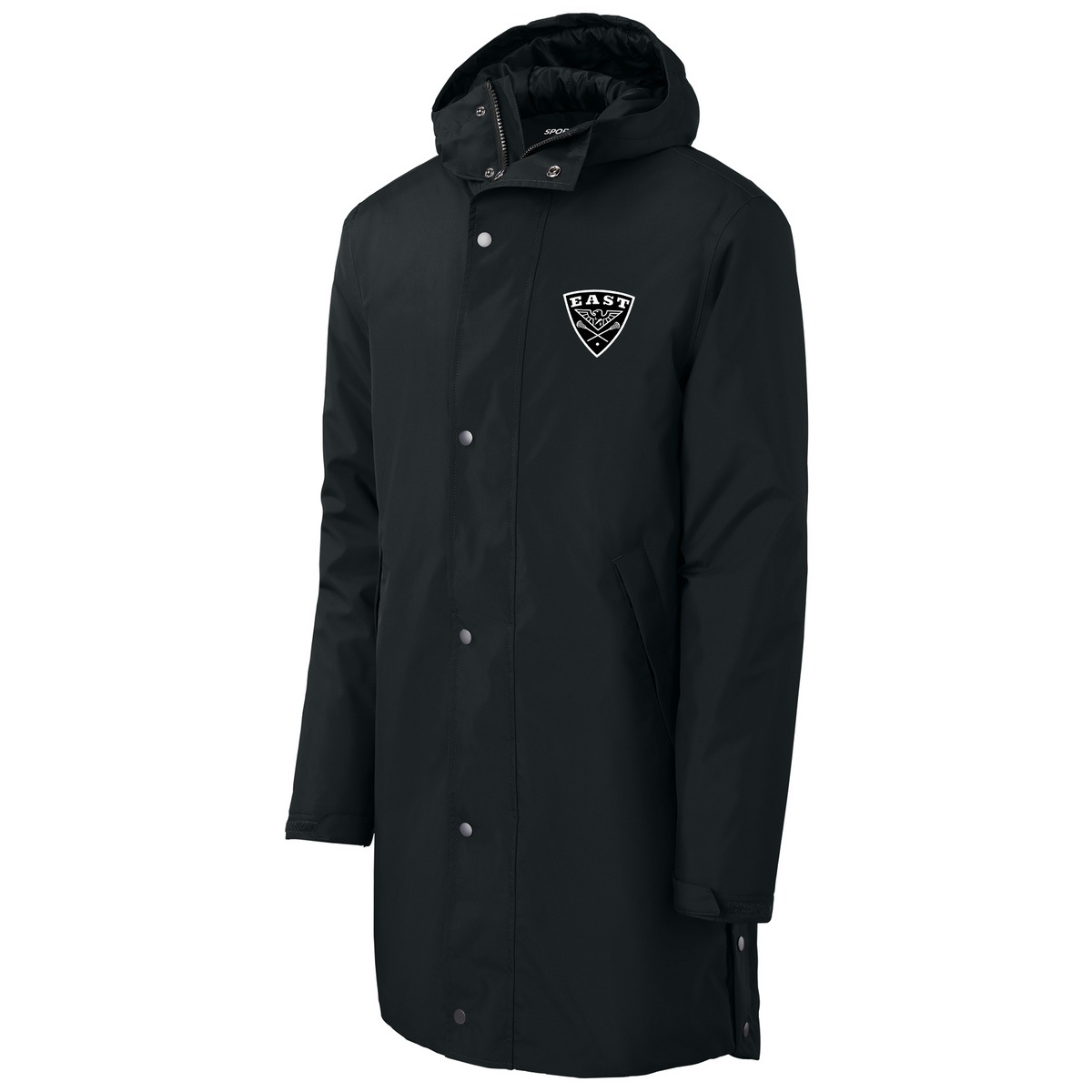 Lakota East HS Lacrosse Sport-Tek Waterproof Insulated Sideline Parka