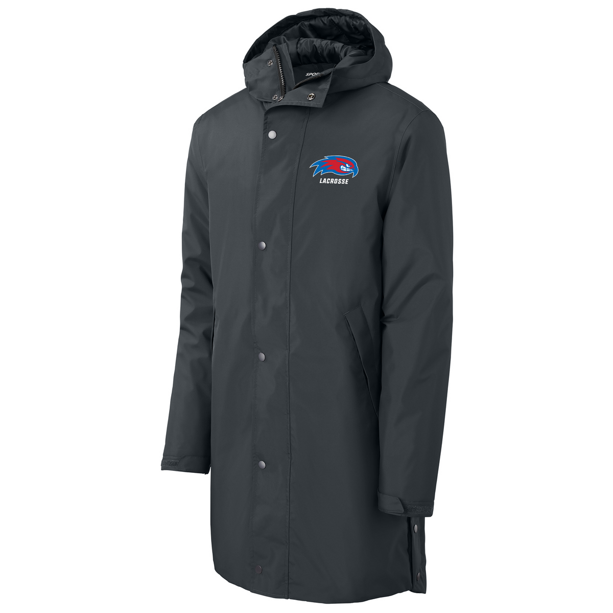 UMass Lowell Lacrosse Sport-Tek Waterproof Insulated Sideline Parka