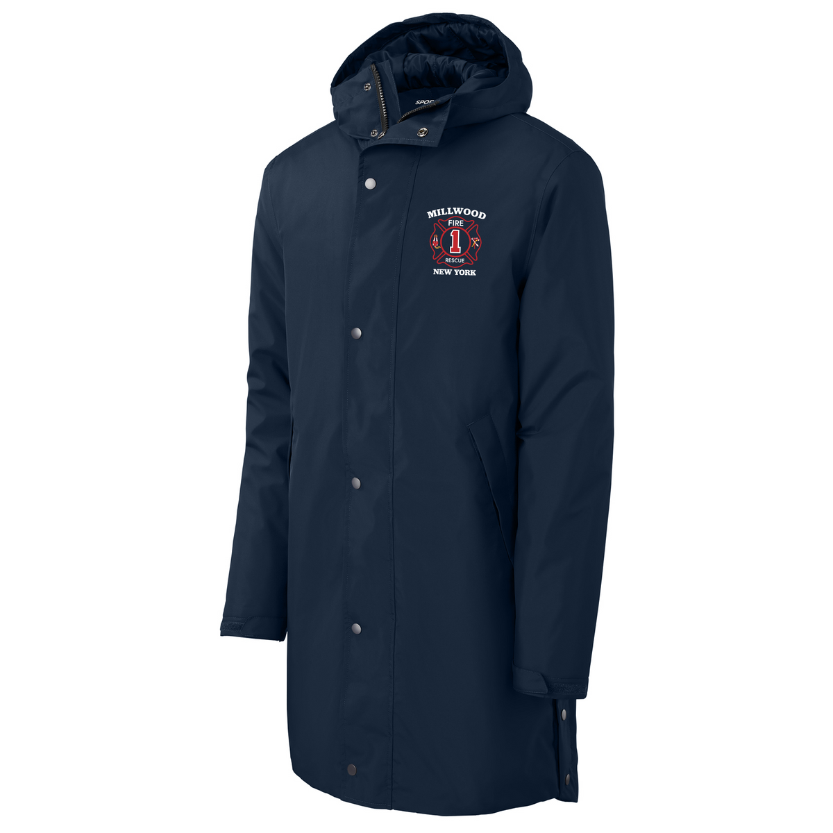 Millwood Fire Company Sport-Tek Waterproof Insulated Sideline Parka