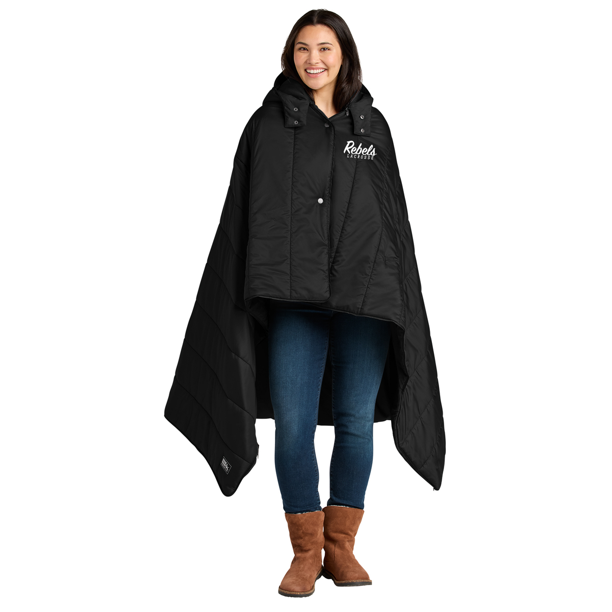 Rebels Lacrosse Eddie Bauer Puffy Camp Poncho