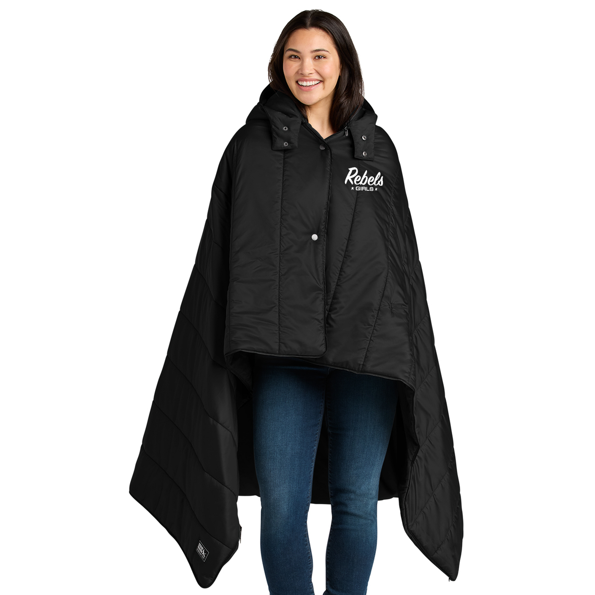Rebels LC Girls Lacrosse Eddie Bauer Puffy Camp Poncho