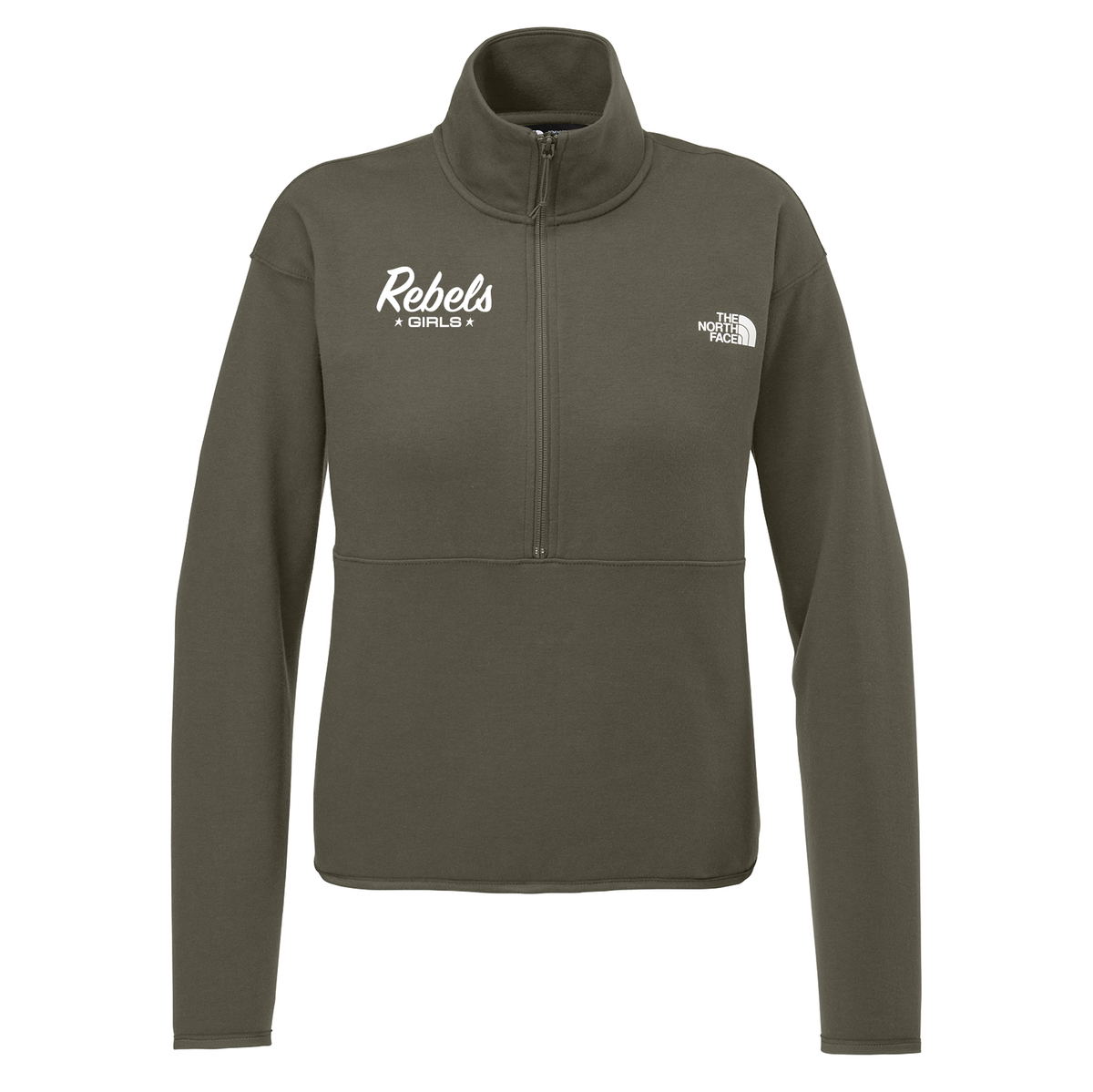 Rebels LC Girls Lacrosse TNF Women's Double Knit 1/2 Zip Fleece