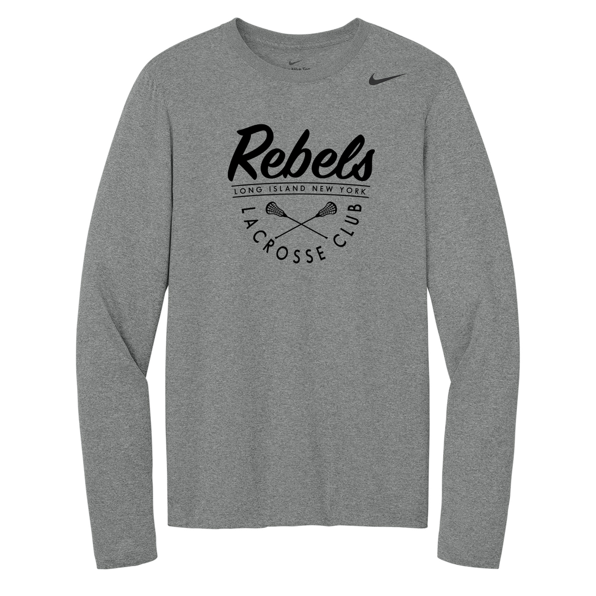 Rebels Lacrosse Nike Team rLegend Long Sleeve Tee