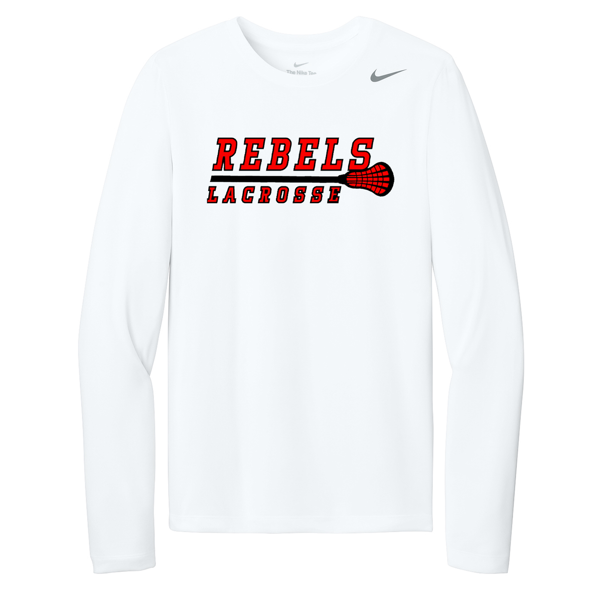 Rebels Lacrosse Nike Team rLegend Long Sleeve Tee