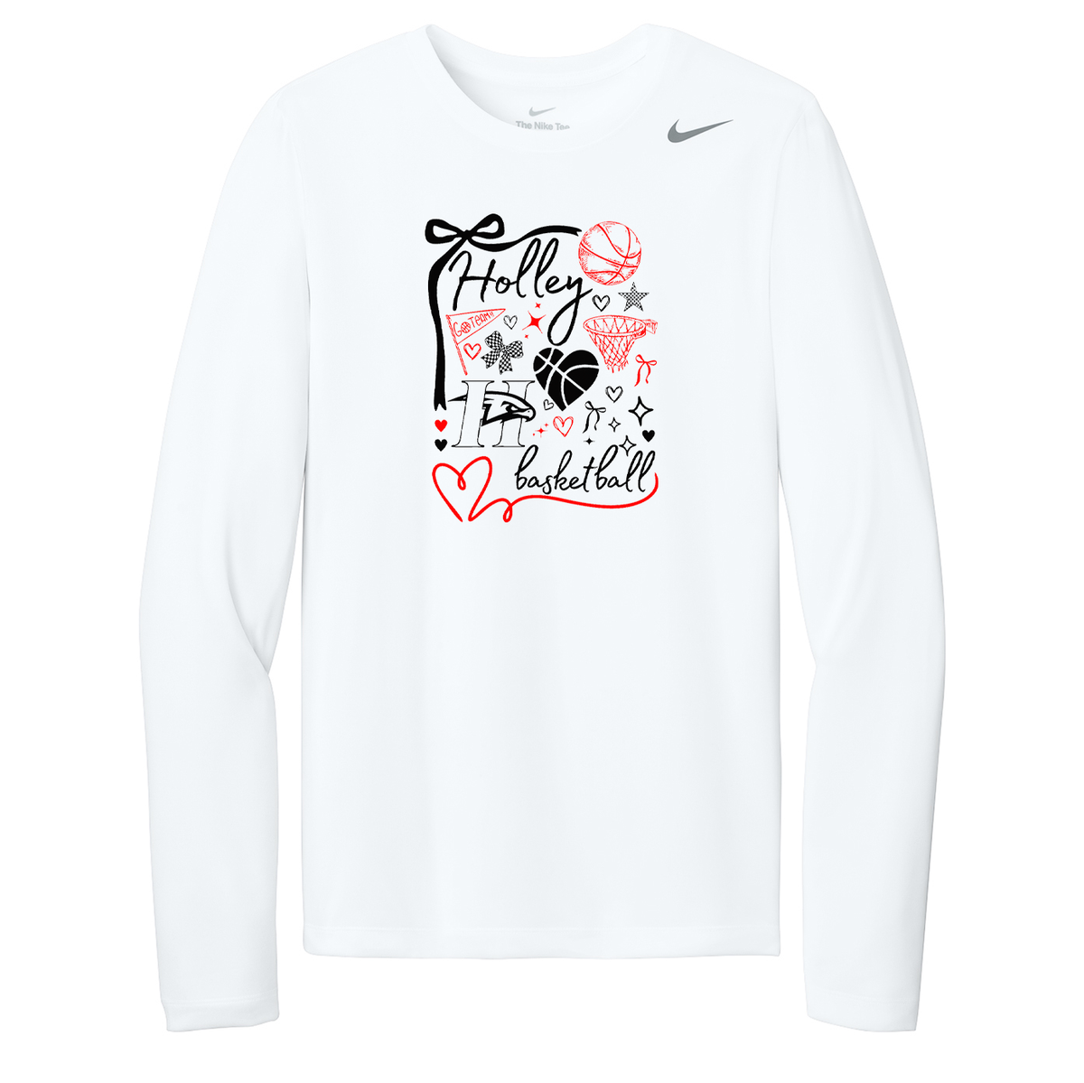 Holley Central School Girls Basketball Nike Team rLegend Long Sleeve Tee