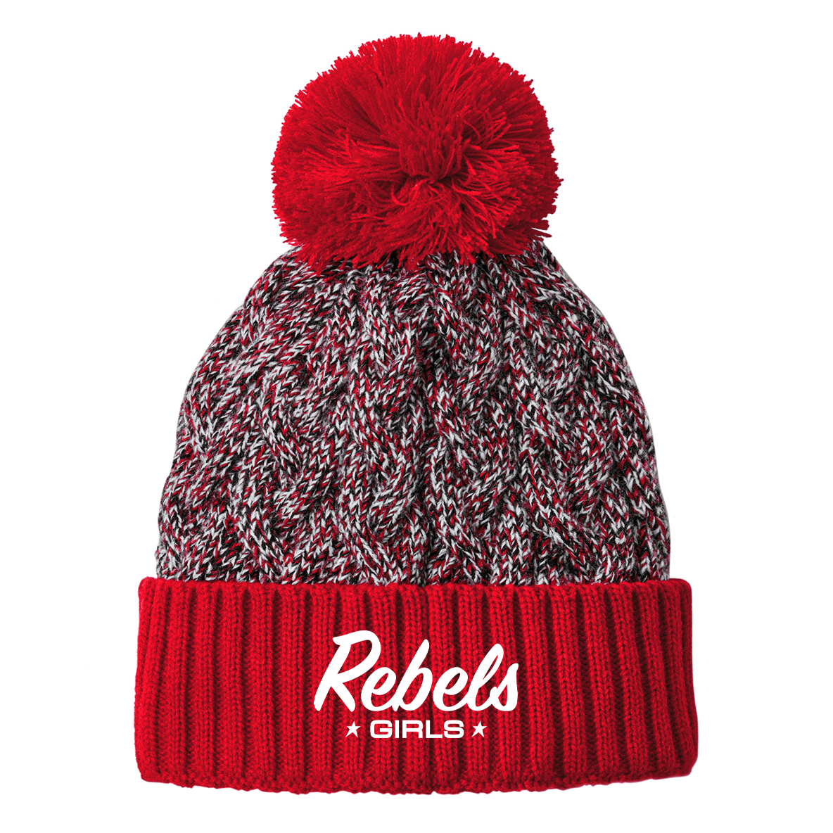 Rebels LC Girls Lacrosse New Era Knit Beanie