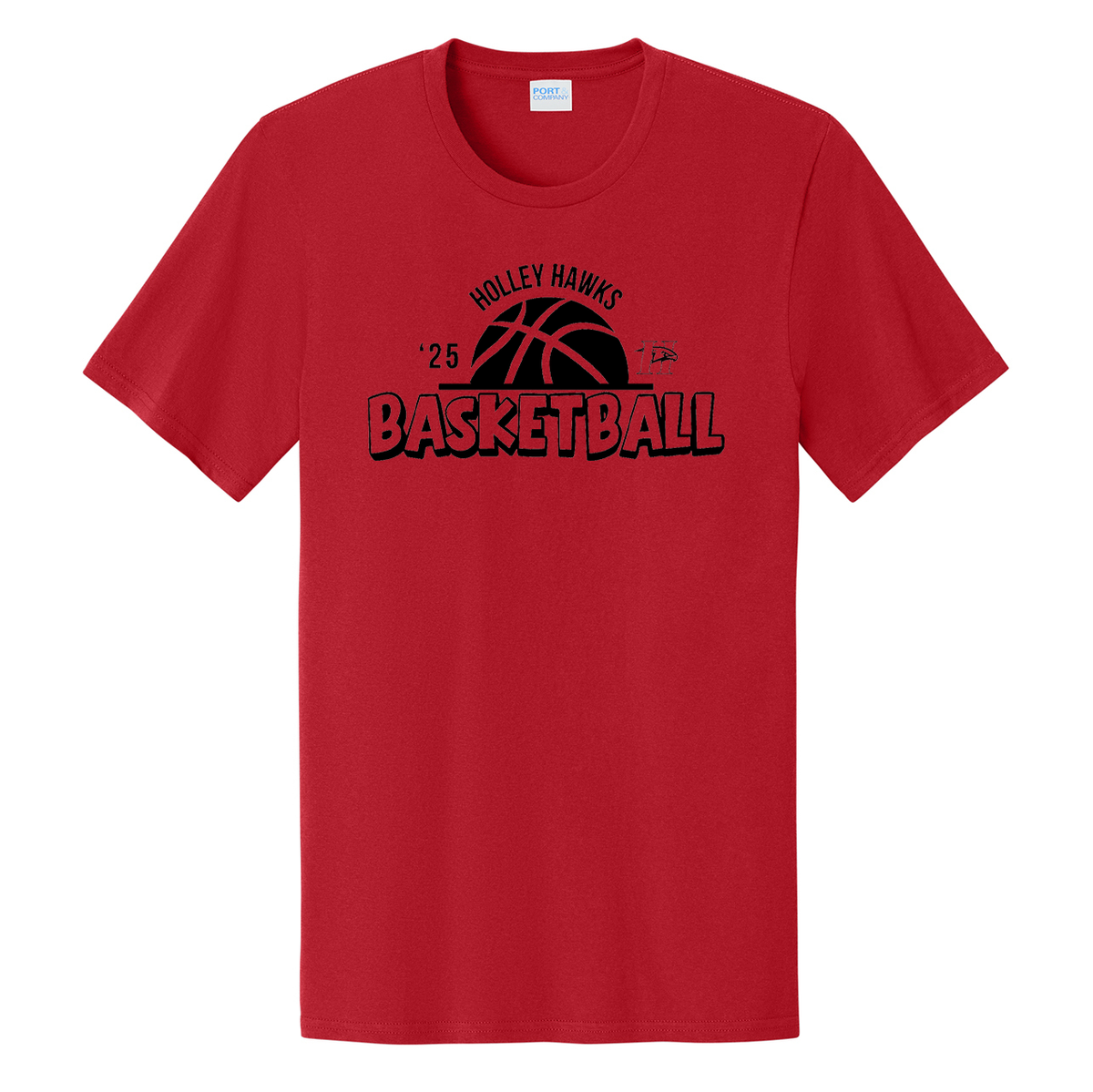 Holley Central School Girls Basketball Easy Cotton Tee