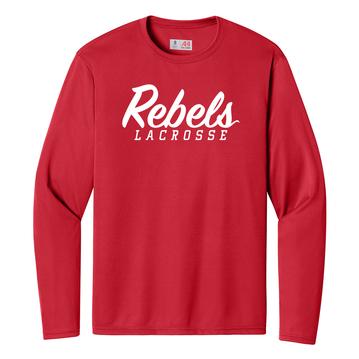 Rebels Lacrosse Cooling Performance Long Sleeve Crew