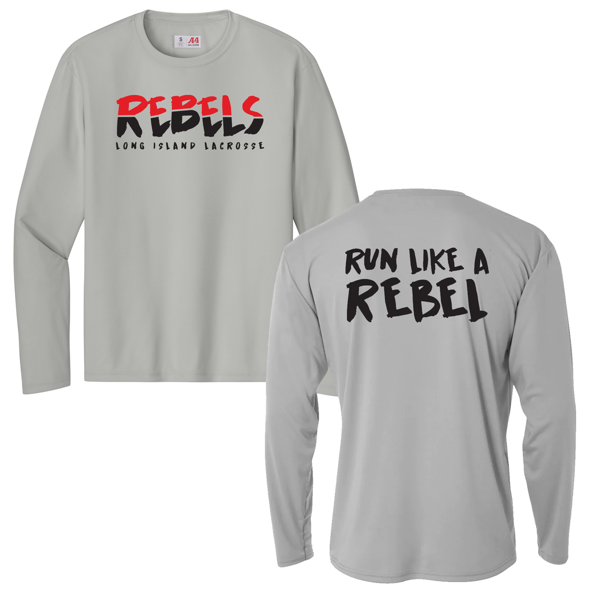 Rebels Lacrosse Cooling Performance Long Sleeve Crew