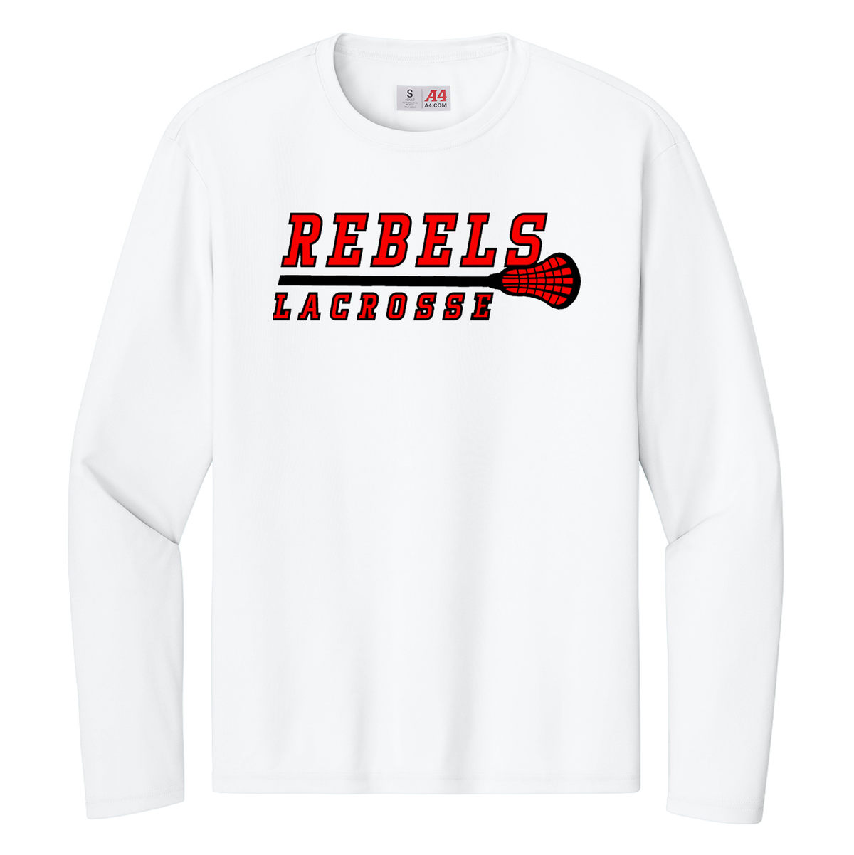 Rebels Lacrosse Cooling Performance Long Sleeve Crew