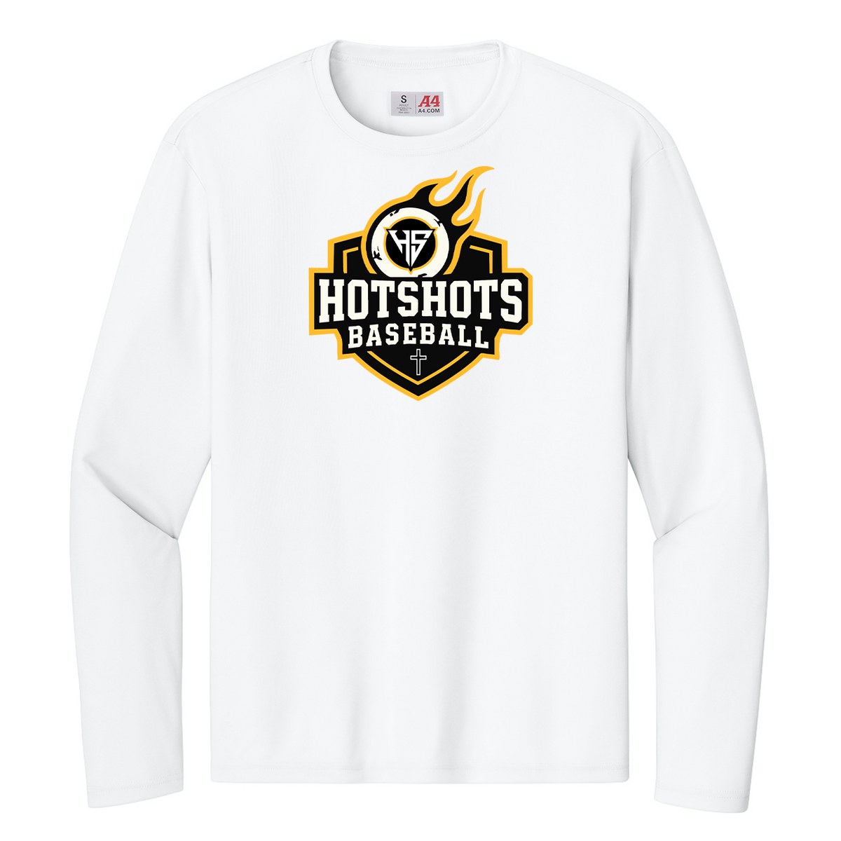 Valley Hotshots Baseball A4 Cooling Performance Long Sleeve Crew