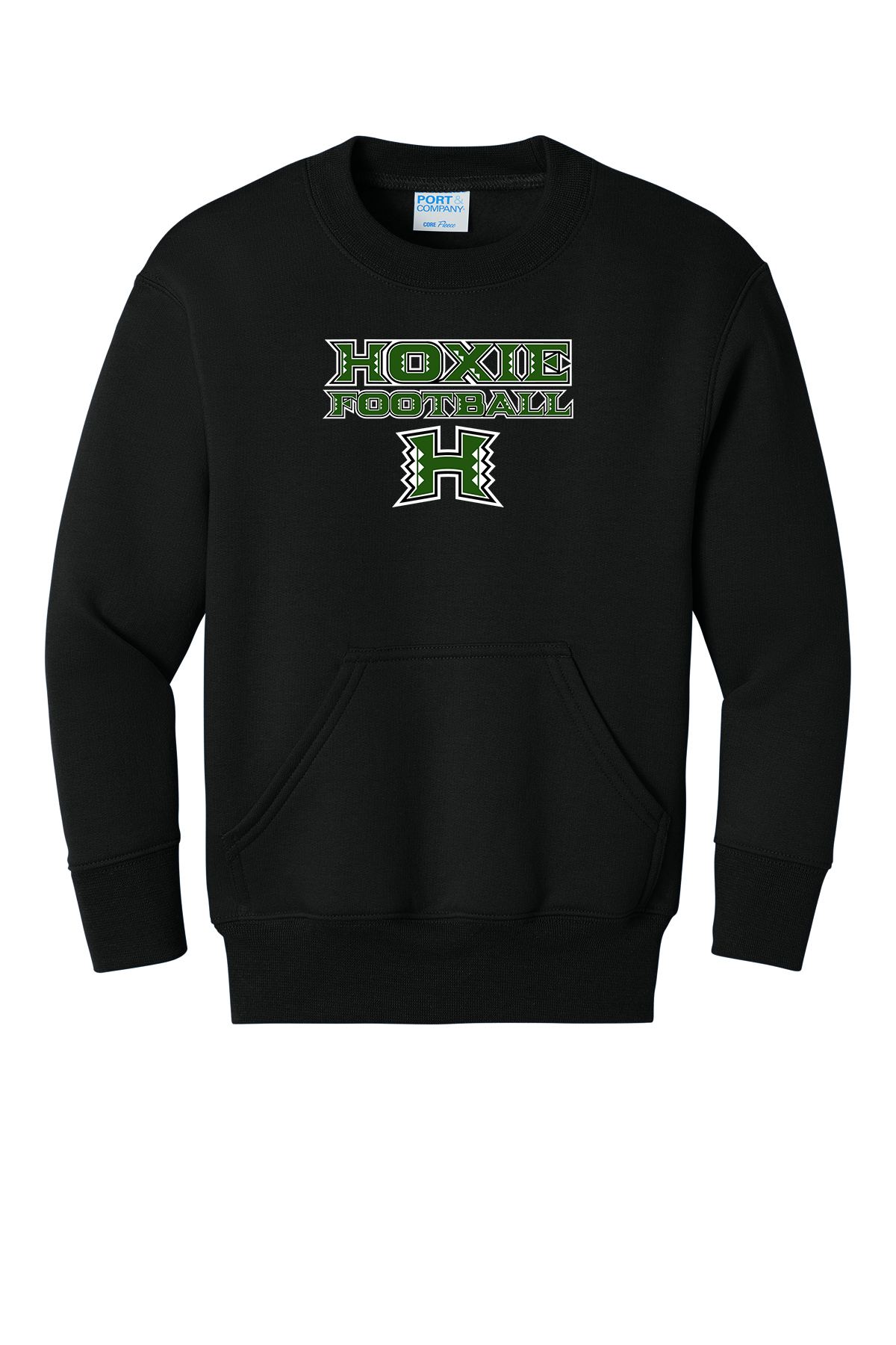 Hoxie Mustangs Football Core Fleece Crewneck Sweatshirt