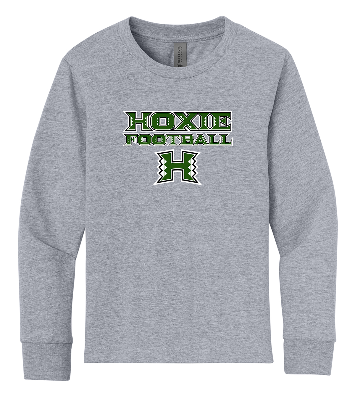Hoxie Mustangs Football Performance Long Sleeve Crew
