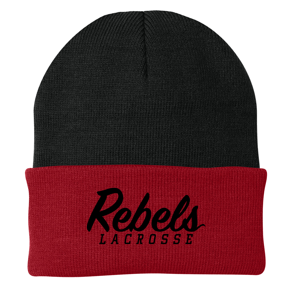 Rebels Lacrosse Knit Beanie