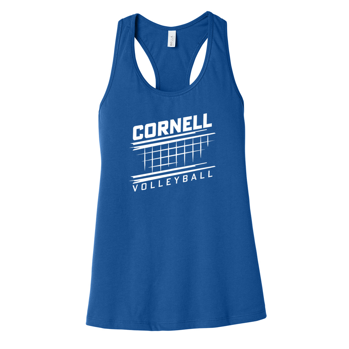 Cornell HS Volleyball BELLA + CANVAS Women's Triblend Racerback Tank