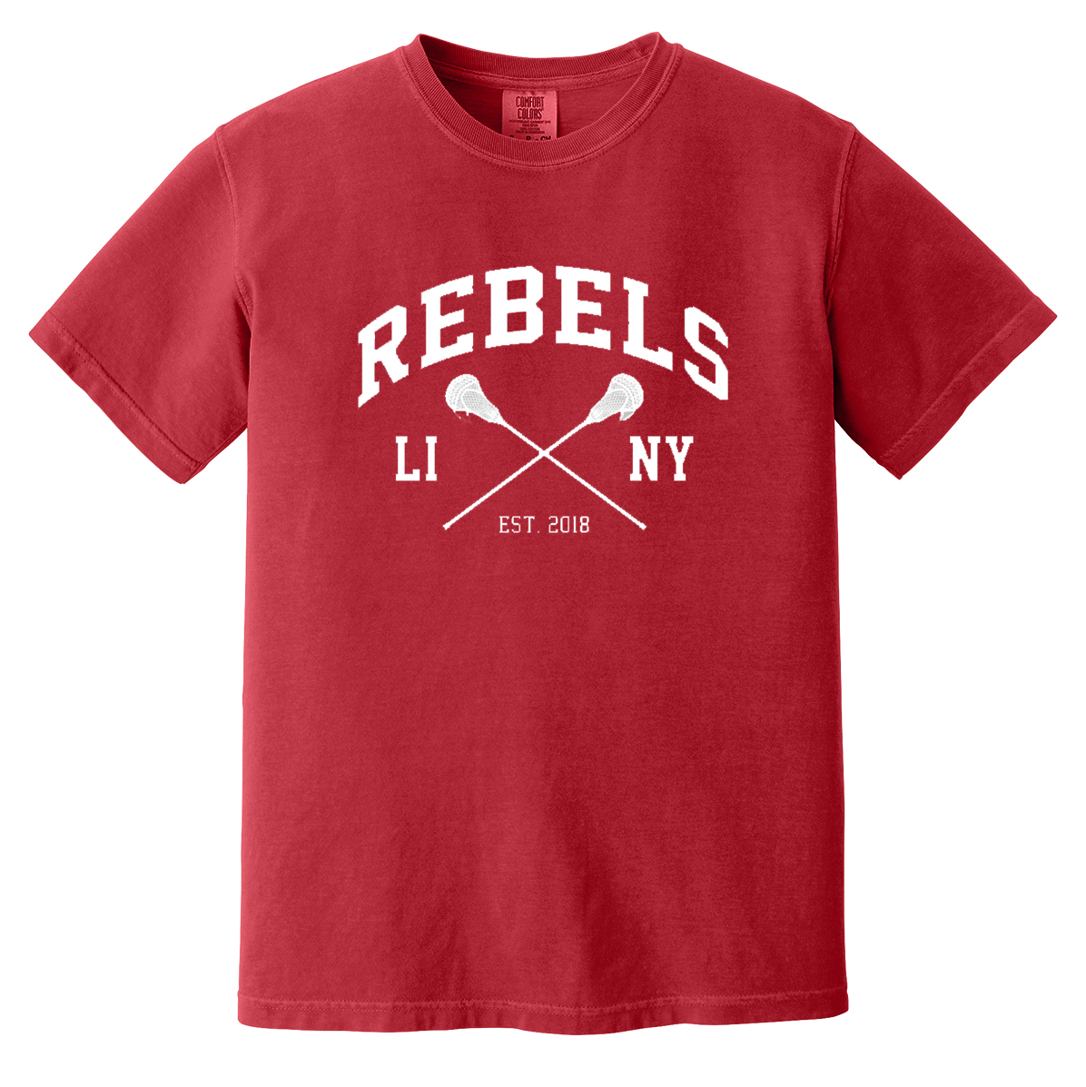 Rebels Lacrosse Comfort Colors Heavyweight T-Shirt