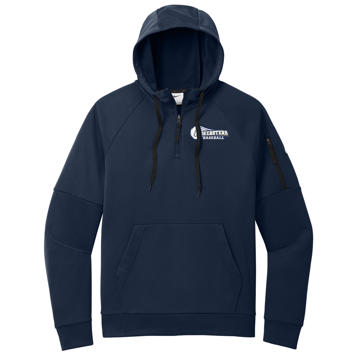 Newington HS Baseball Nike Therma-FIT Pocket 1/4-Zip Fleece Hoodie