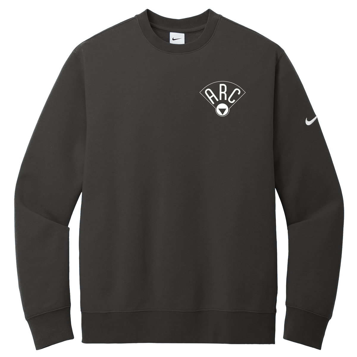 Arc Lacrosse Club Nike Fleece Crew Neck - EMBROIDERED *Highly Suggested for Team Travel & Games*