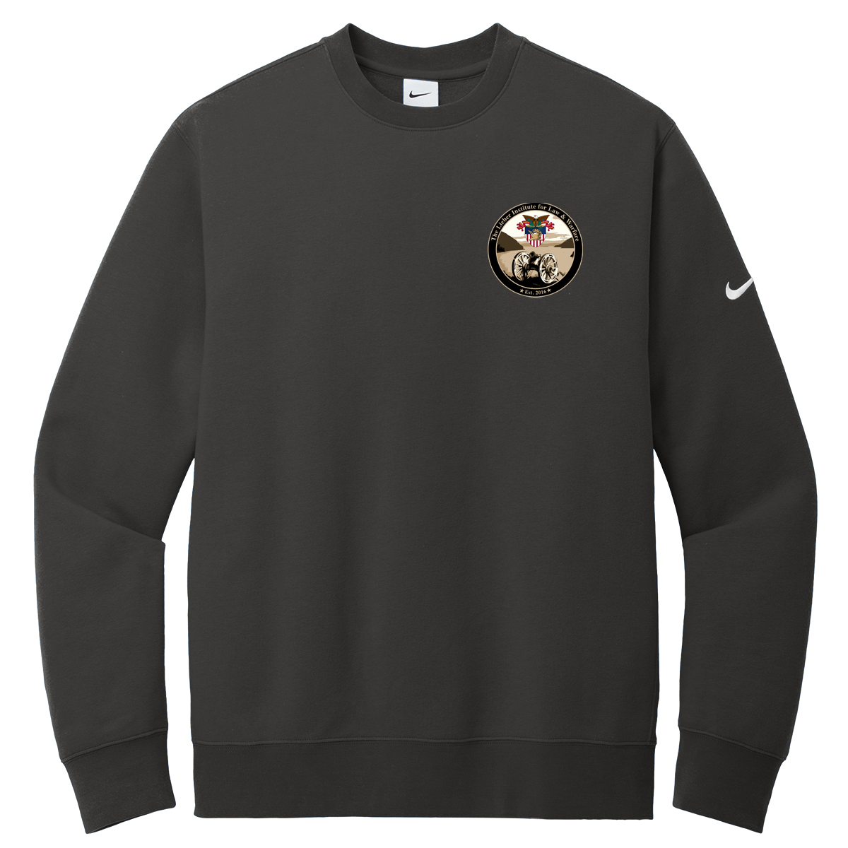 USMA Lieber Institute Nike Fleece Crew Neck - Patch Logo