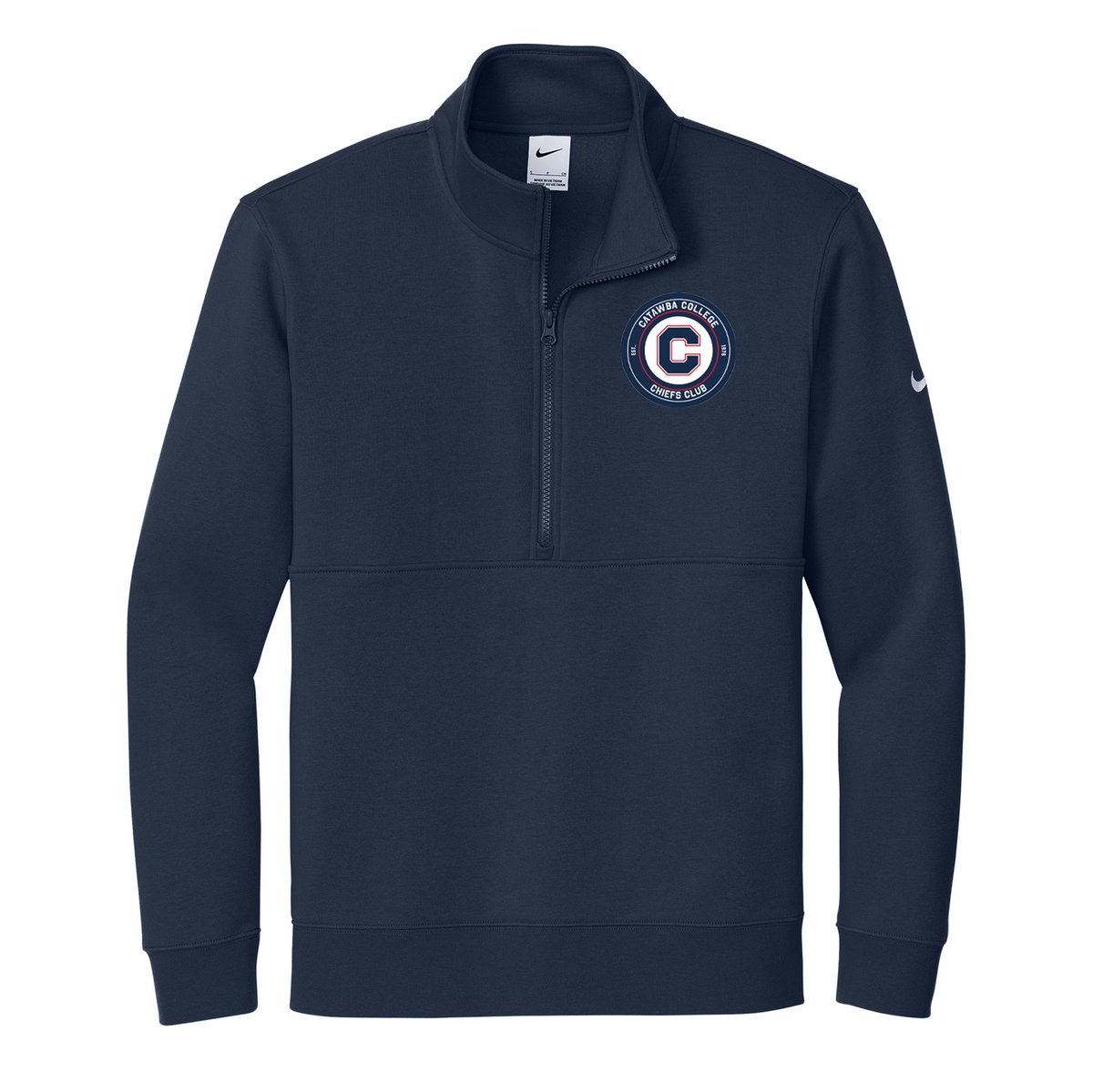 Catawba College Chiefs Club Nike Club Fleece 1/2-Zip
