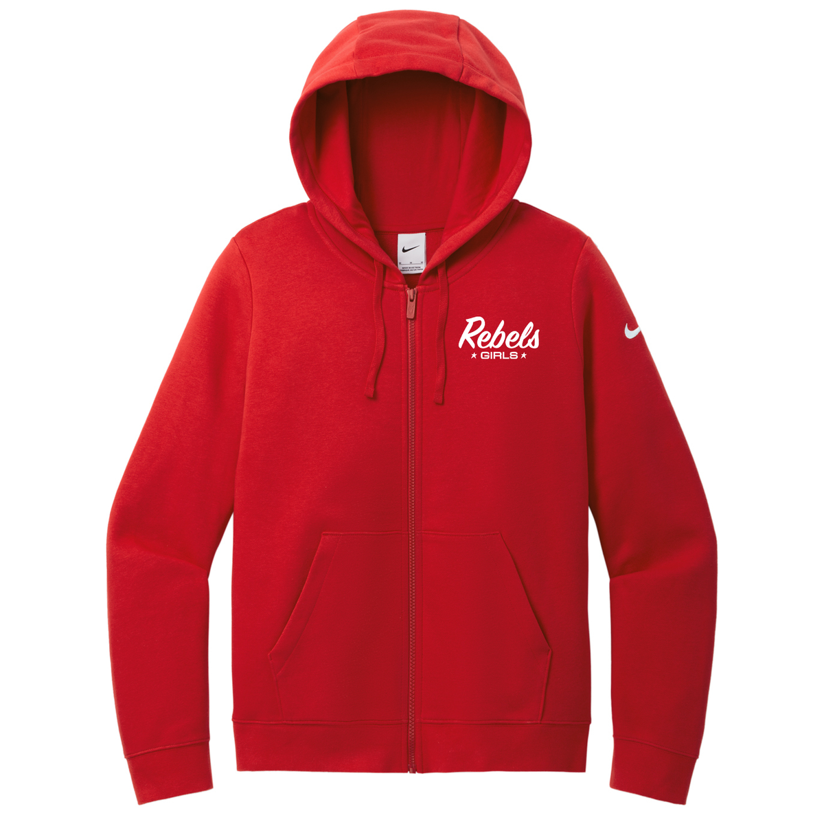 Rebels LC Girls Lacrosse Nike Ladies Club Fleece Full-Zip Hoodie