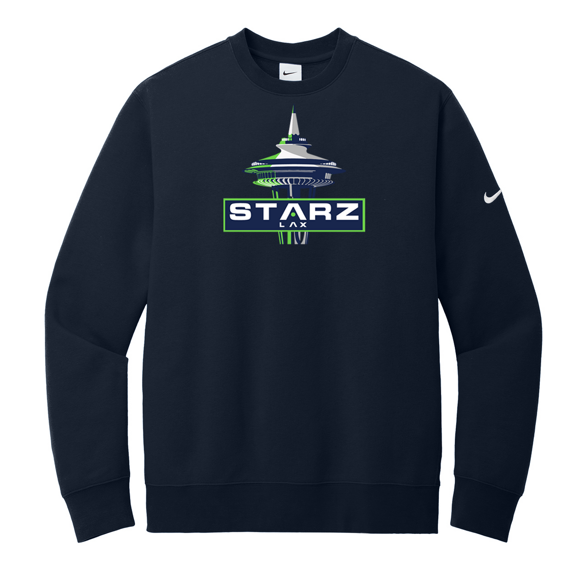 Seattle Starz Lacrosse Club Nike Fleece Crew Neck