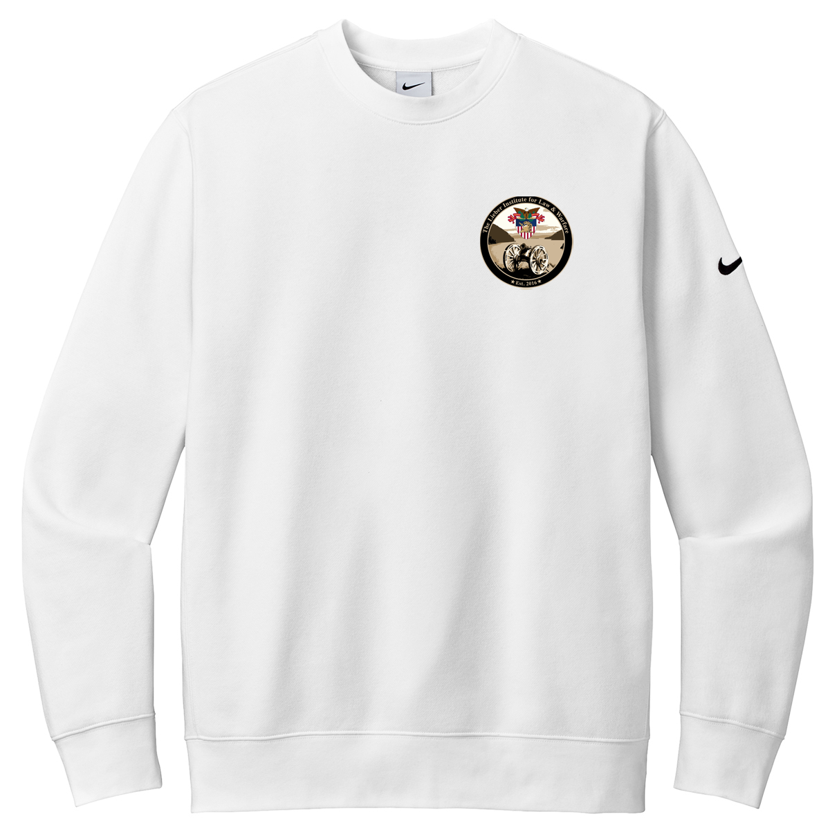 USMA Lieber Institute Nike Fleece Crew Neck - Patch Logo