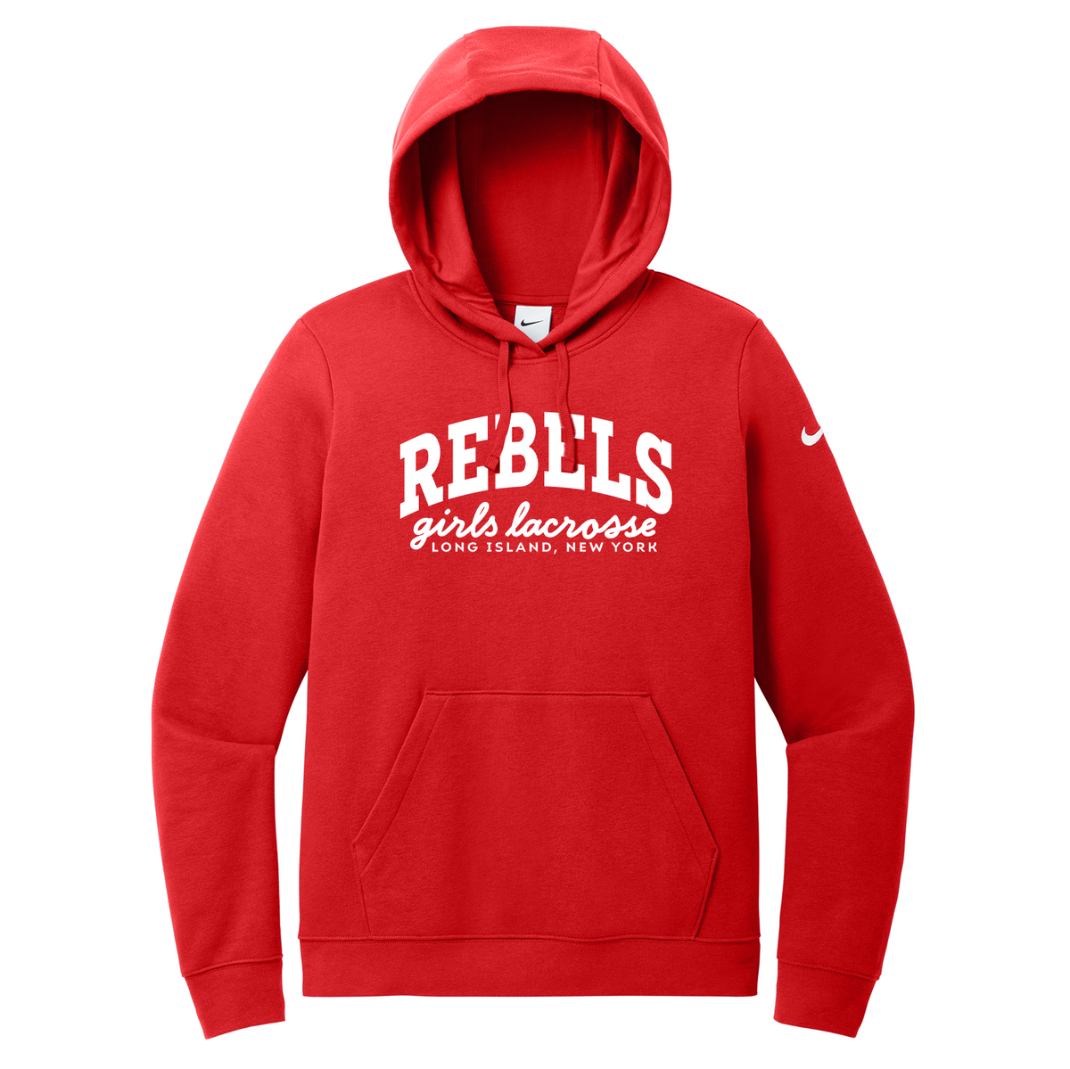 Rebels LC Girls Lacrosse Nike Ladies Club Fleece Pullover Hoodie