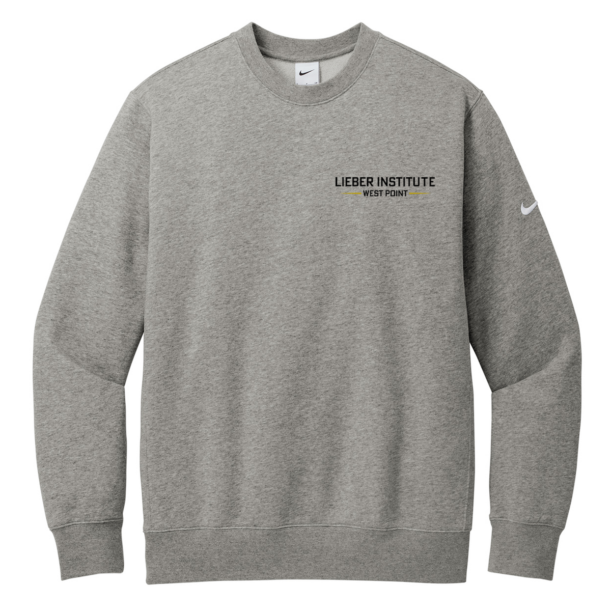 USMA Lieber Institute Nike Fleece Crew Neck - Embroidered
