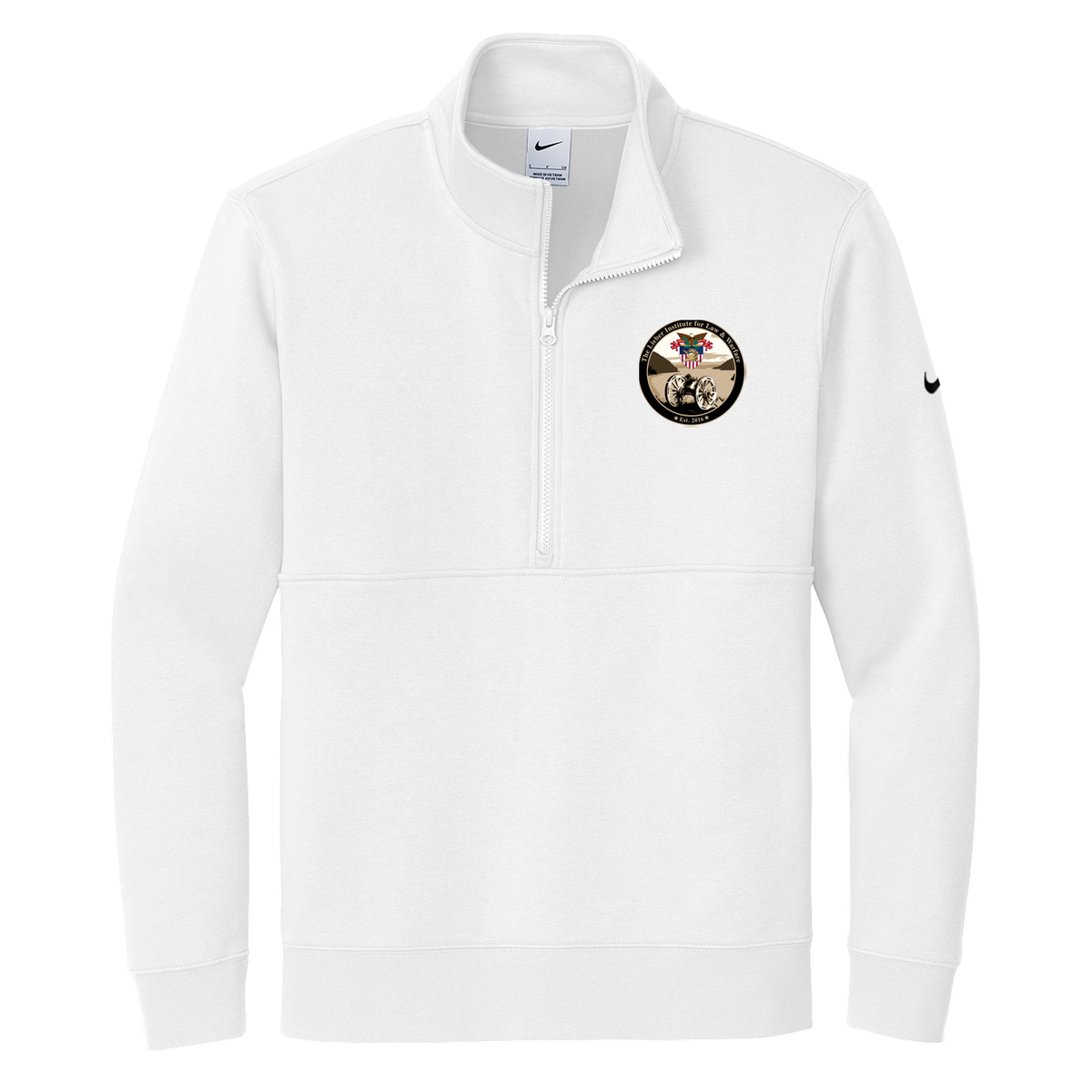 USMA Lieber Institute Nike Club Fleece 1/2-Zip - Patch Logo