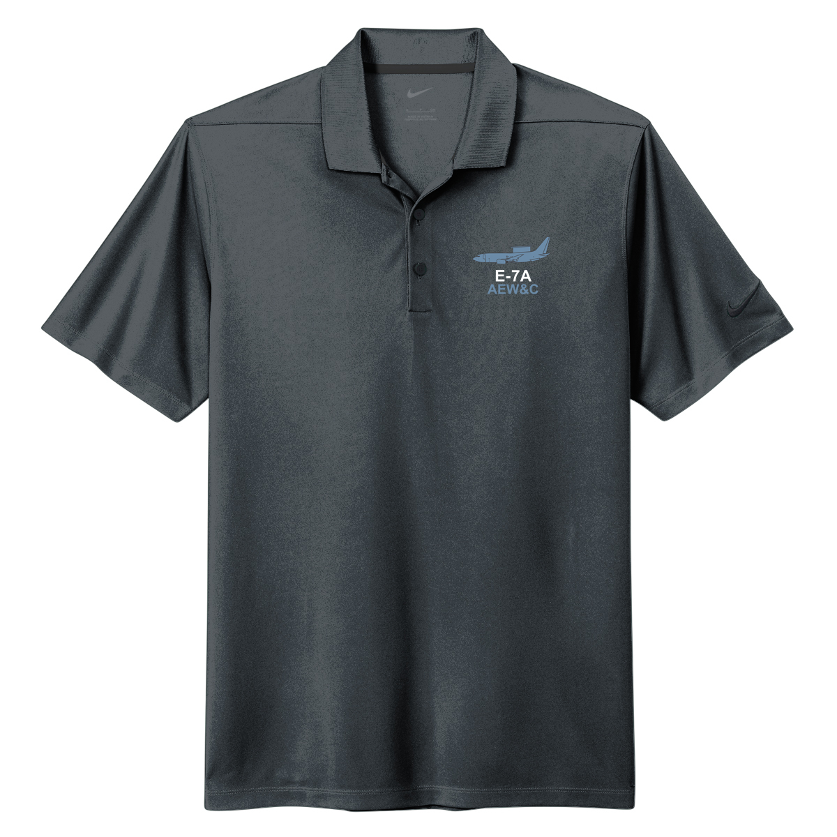 Boeing E-7A Program Nike Dri-FIT Micro Pique 2.0 Polo