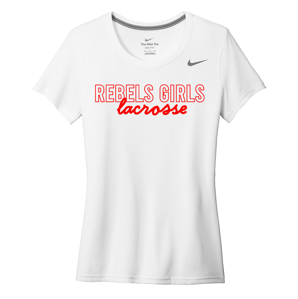 Rebels LC Girls Lacrosse Nike Ladies Team rLegend Tee