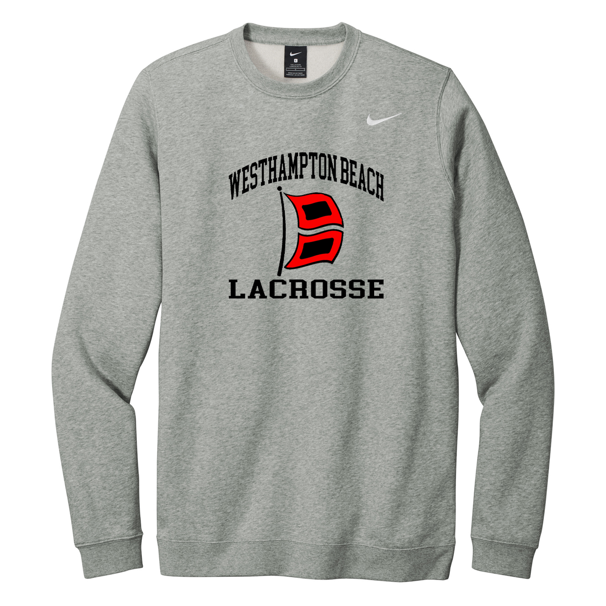 Westhampton Beach Boys Lacrosse Nike Fleece Crew Neck