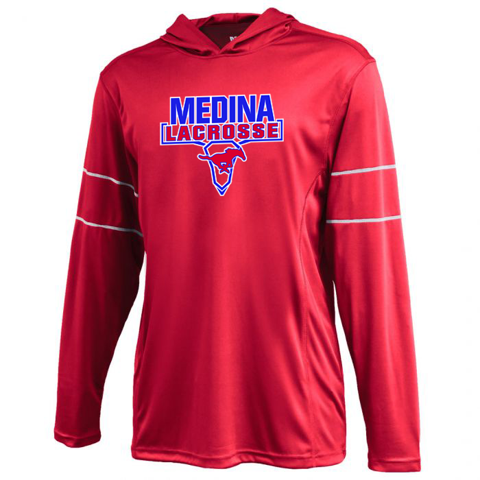 Medina Mustangs Lacrosse Daytona Shooter Hoodie