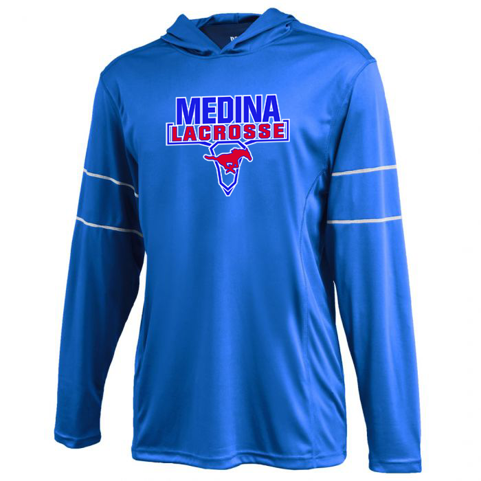 Medina Mustangs Lacrosse Daytona Shooter Hoodie